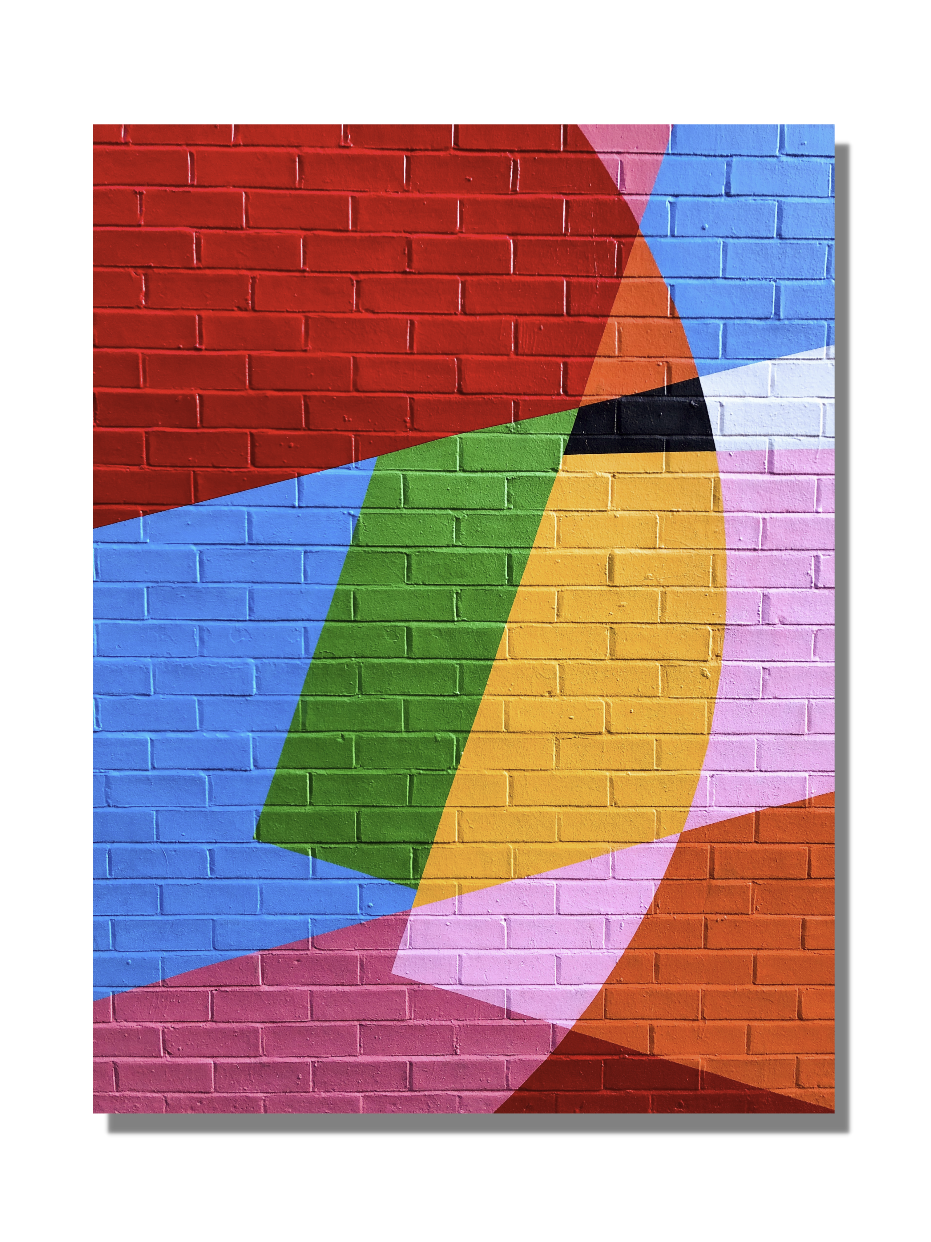 Wall Art with Abstract Colour